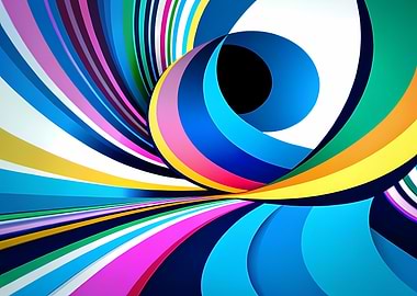 Swirling Spectrum Vortex with Converging Curves and Central Aperture