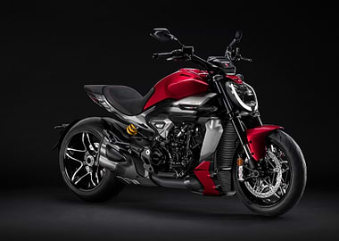 Ducati Diavel V4 Motorcycle Studio Shot