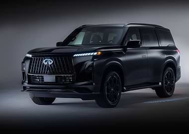 Sleek Black Infiniti QX80 SUV