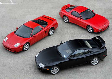 Supra, NSX, RX-7