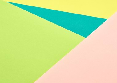 Geometric Pastel Color Block Abstract