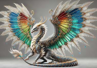 Feathered Winged Dragon