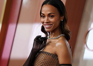 Zoe Saldana at an event