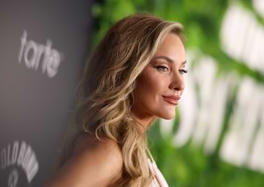 Profile of a blonde woman