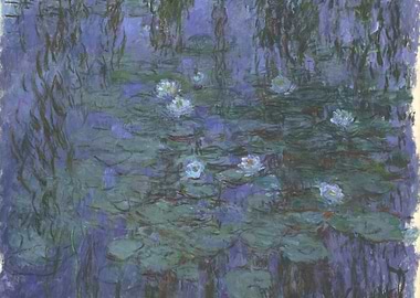 Water Lilies Painting by Claude Monet