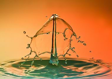 Water Drop Collision Photography