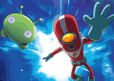 Final Space: Gary and Mooncake
