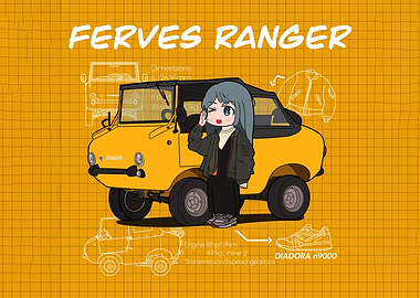 Ferves Ranger Anime Style Illustration