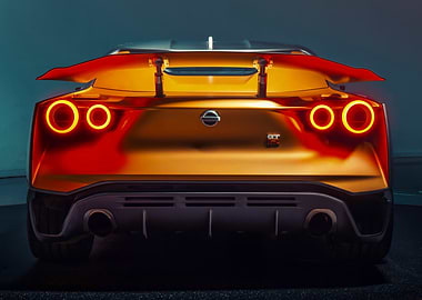Nissan GT-R Rear View