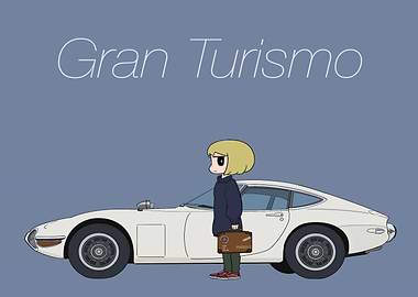 Gran Turismo Cartoon with Car