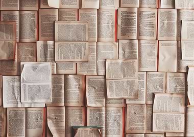 Open Book Pages Background Texture