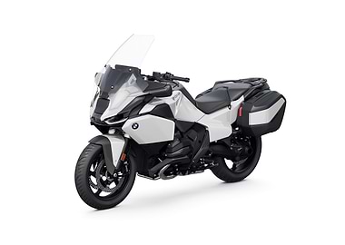 Silver BMW R 1250 RT Motorcycle