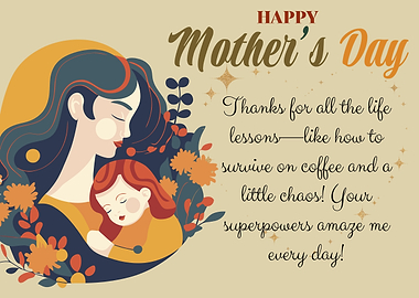 Happy Mother's Day Illustration