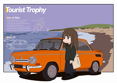 Tourist Trophy Isle of Man Illustration