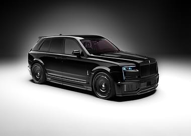 Black Rolls Royce Cullinan SUV