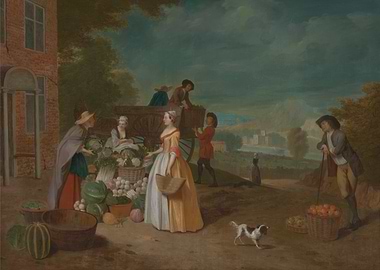 Eighteenth-Century Market Scene Painting