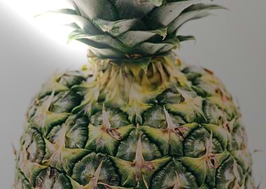 Close-up of a fresh pineapple
