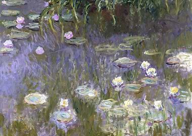 Water Lilies Painting by Claude Monet