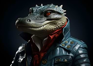 Alligator in a Leather Jacket