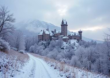Winter Castle Landscape