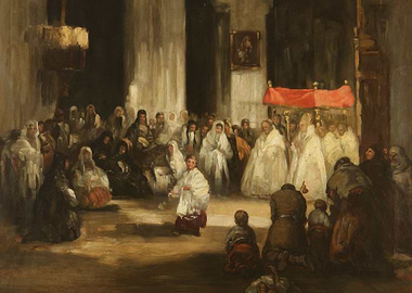 Religious Procession Painting