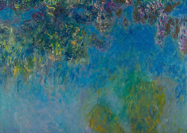 Impressionistic Water Lilies Painting