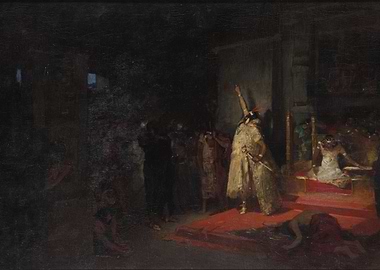 Historical Painting of Indigenous Ceremony