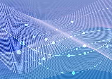 Abstract circuit technology and science background with geometric elements