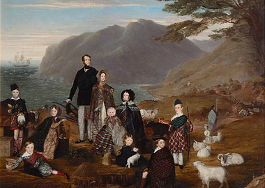 Scottish Family Portrait by the Sea