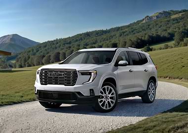 White GMC Terrain SUV on Road