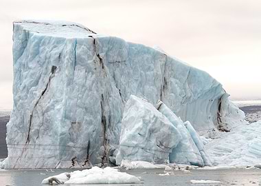 Majestic Iceberg in Cold Waters