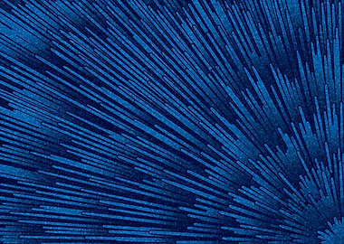Blue Abstract Radial Lines Pattern