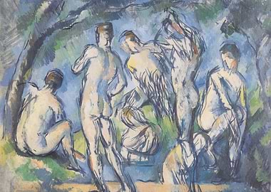 Bathers by Paul Cézanne