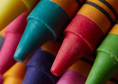 colorful crayons