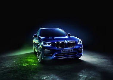 Blue BMW X3 Car