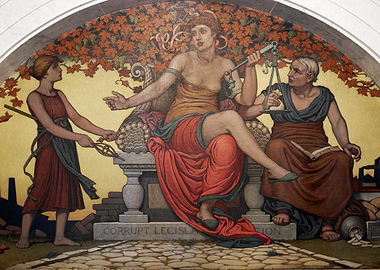Allegory of Justice and Corrupt Legislation