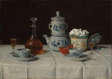 Still Life with Tea Set
