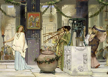 Classical Celebration with Musicians and Torchbearer