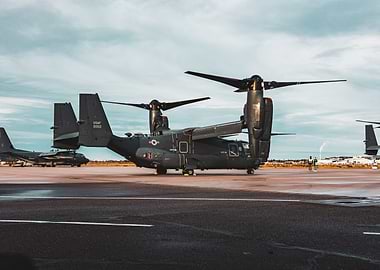V-22 Osprey on Airfield