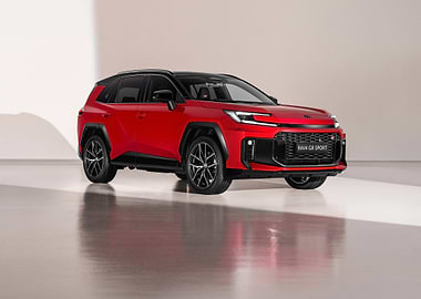 Red RAV4 GR Sport Car