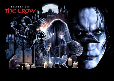 The Crow: Brandon Lee Tribute Art