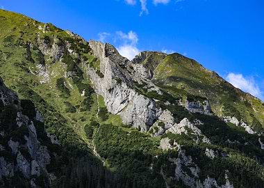 Mountain Landscape in the High Tatras