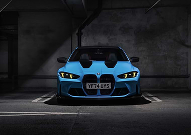 BMW M4 in Light Blue