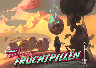 Jimmy's Atomic Fruchtpillen Desert Scene