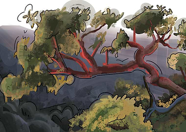 Stylized Tree Landscape