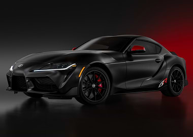 Black Toyota Supra GR