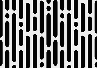 Abstract Black and White Pattern