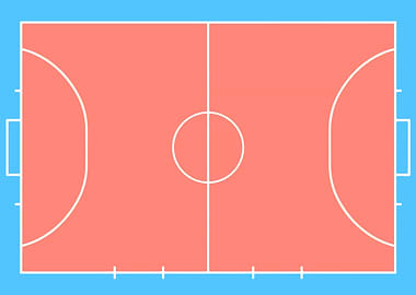 Futsal Court Diagram