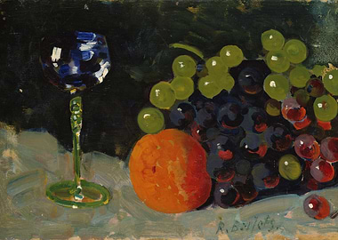 Still Life with Fruit and Glass