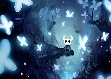 Hollow Knight in Blue Forest